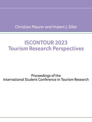 cover image of Iscontour 2023 Tourism Research Perspectives